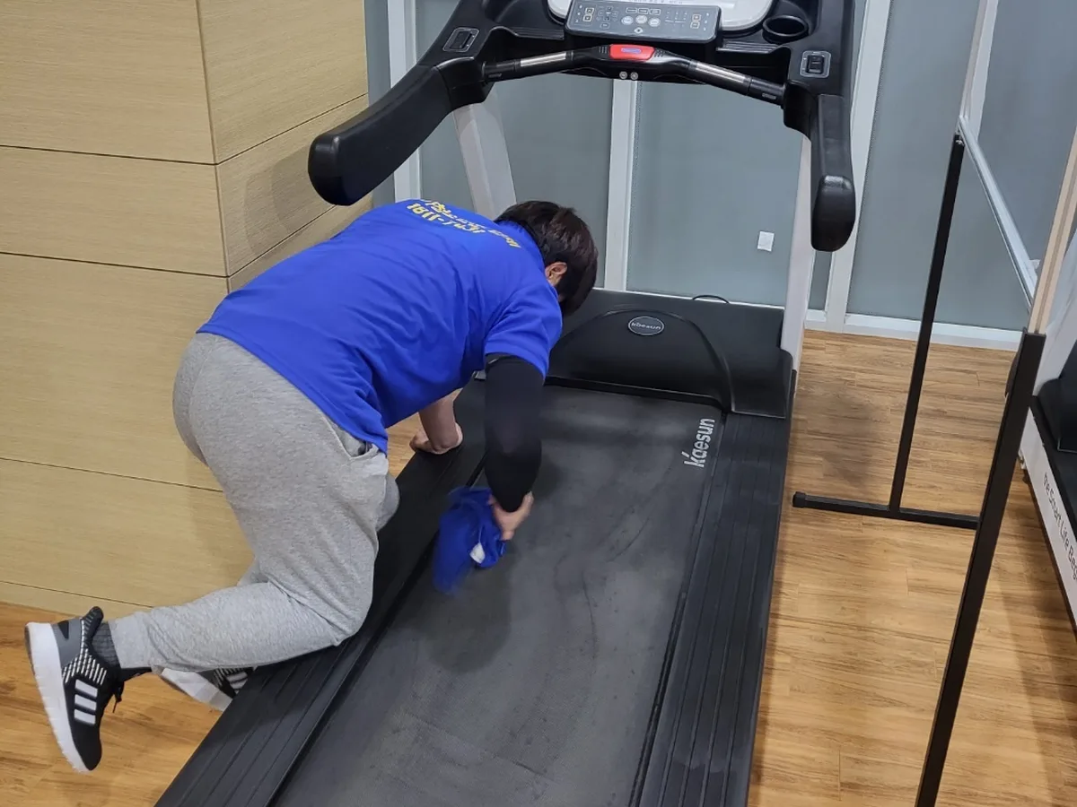 도봉구 방학동 피트니스 라커 검사실 위생청소 사례 - 행진크린